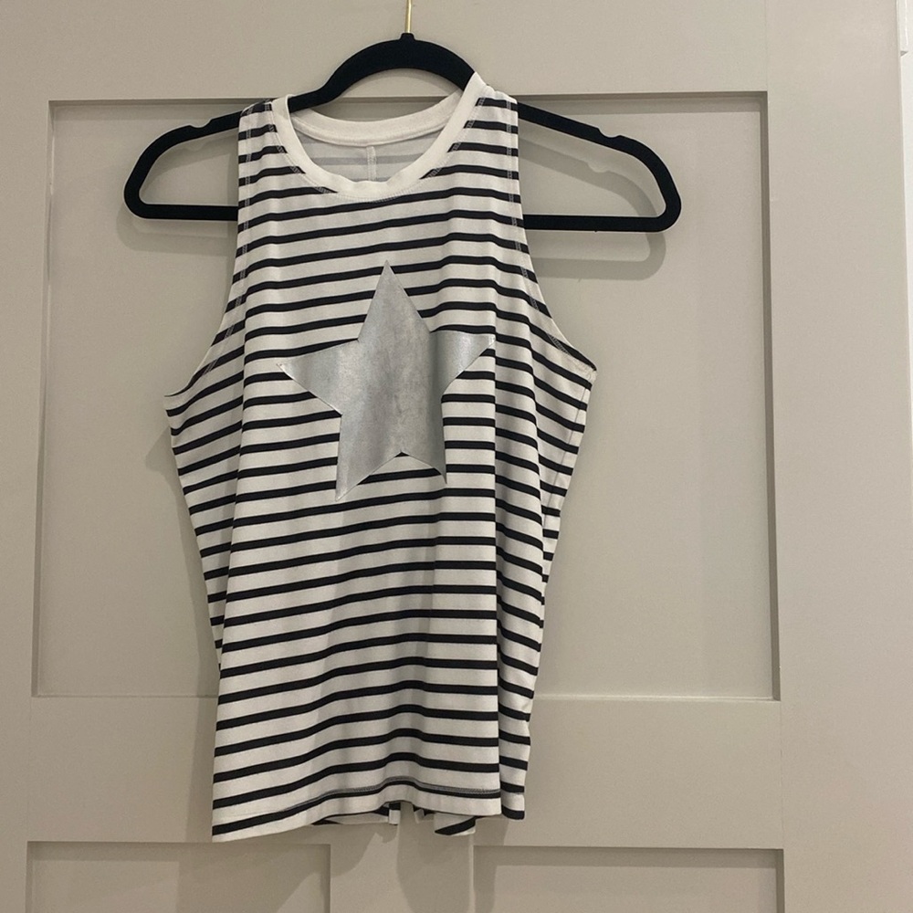Girls star and stripes  top